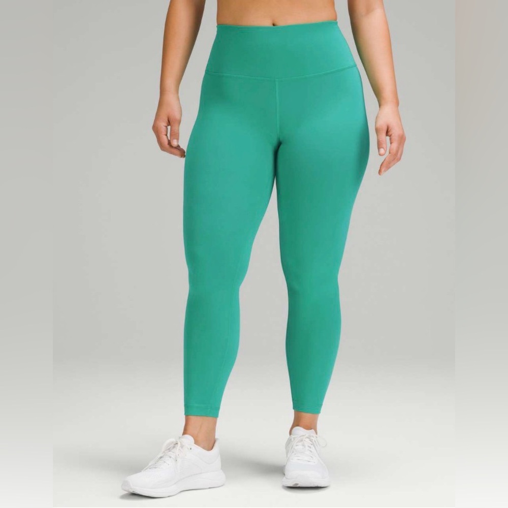 lululemon athletica Teal Leggings High-Rise Seamless